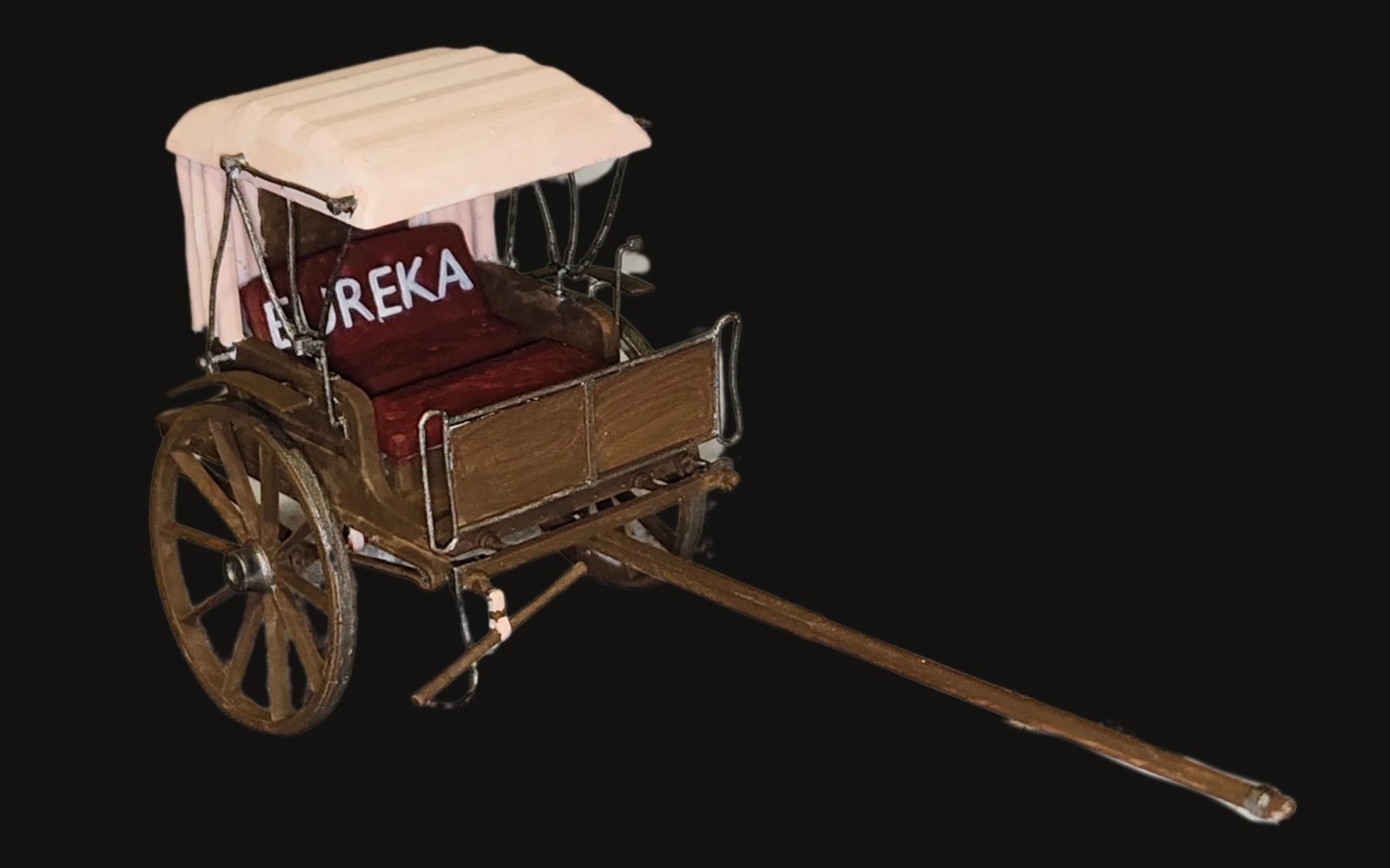 Cape cart, 3D printed and hand painted