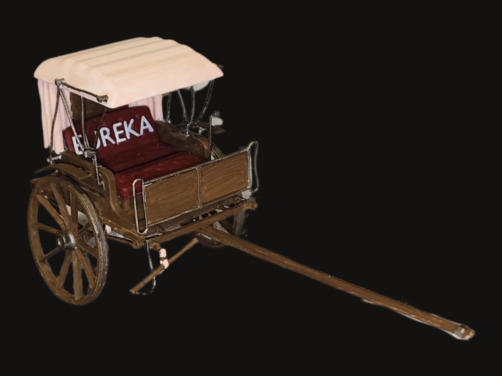 Cape cart, 3D printed and hand painted